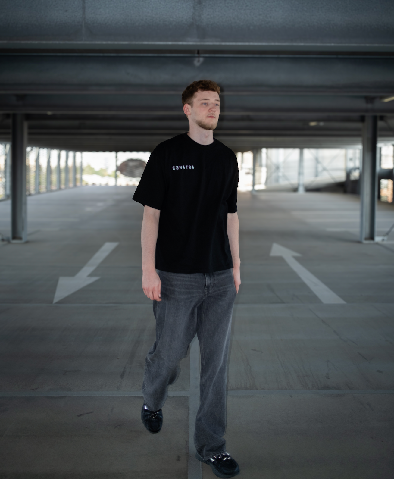 Boxy Black Tee