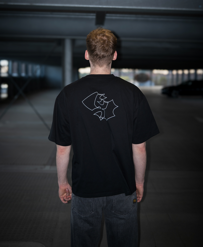 Boxy Black Tee